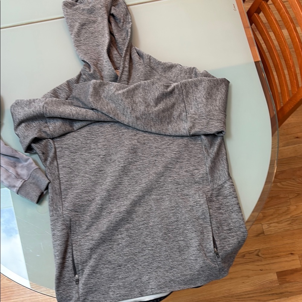 lululemon athletica Gray Hoodie Sweatshirt